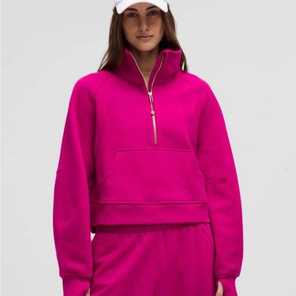 Lululemon Scuba Oversized Funnel-Neck Half
Zip in Ripened Raspberry XL/XXL